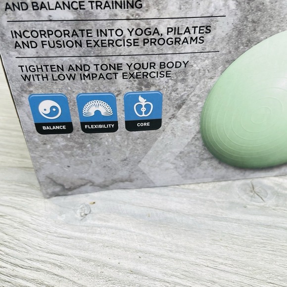 Series8 Fitness Ball 55 cm Yoga Exercise Ball –Anti-Burst Stability Core Workout - Picture 9 of 14